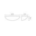Aplique de yeso 360mm x 80mm x 150mm