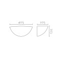 Aplique de yeso 405mm x 203mm x 205mm