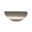 Gebogener Eisenschirm 163mm x 50mm mit 10mm-Bohrung