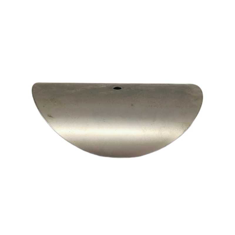 Gebogener Eisenschirm 163mm x 50mm mit 10mm-Bohrung