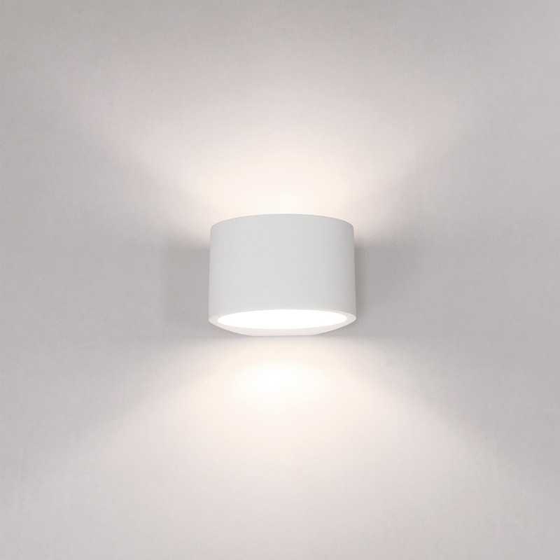 Aplique yeso 150mm x 100mm x 120mm doble salida