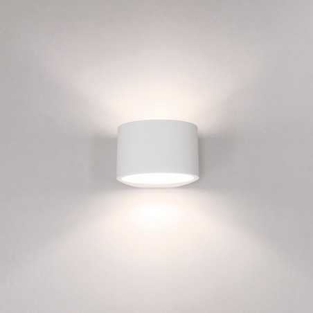 Aplique yeso 150mm x 100mm x 120mm doble salida