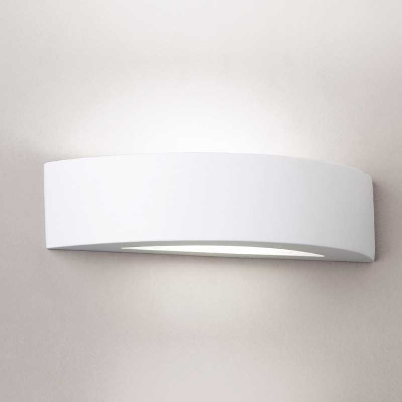 Aplique pared personalizable para LED 370mm escayola 5IN088