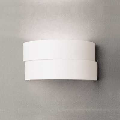 Aplique pared personalizable para LED 300mm escayola 5IN038