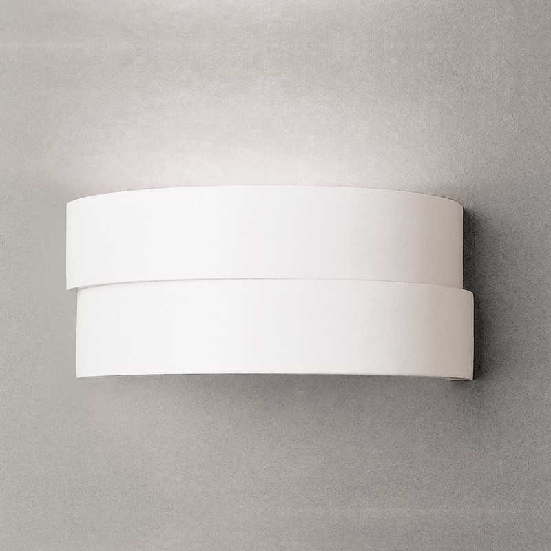 Aplique pared personalizable para LED 400mm escayola 5IN039