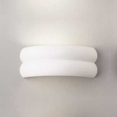 Aplique pared personalizable para LED 330mm escayola 5IN103