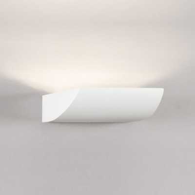 Aplique pared personalizable para LED 230mm escayola 5IN032