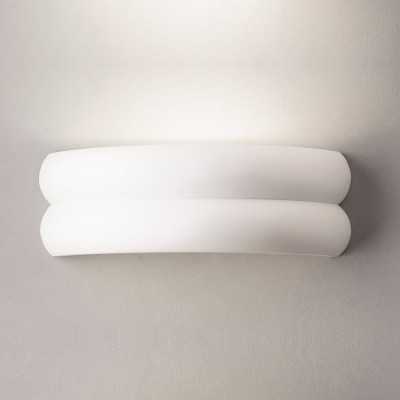 Aplique pared personalizable para LED 420mm escayola 5IN104