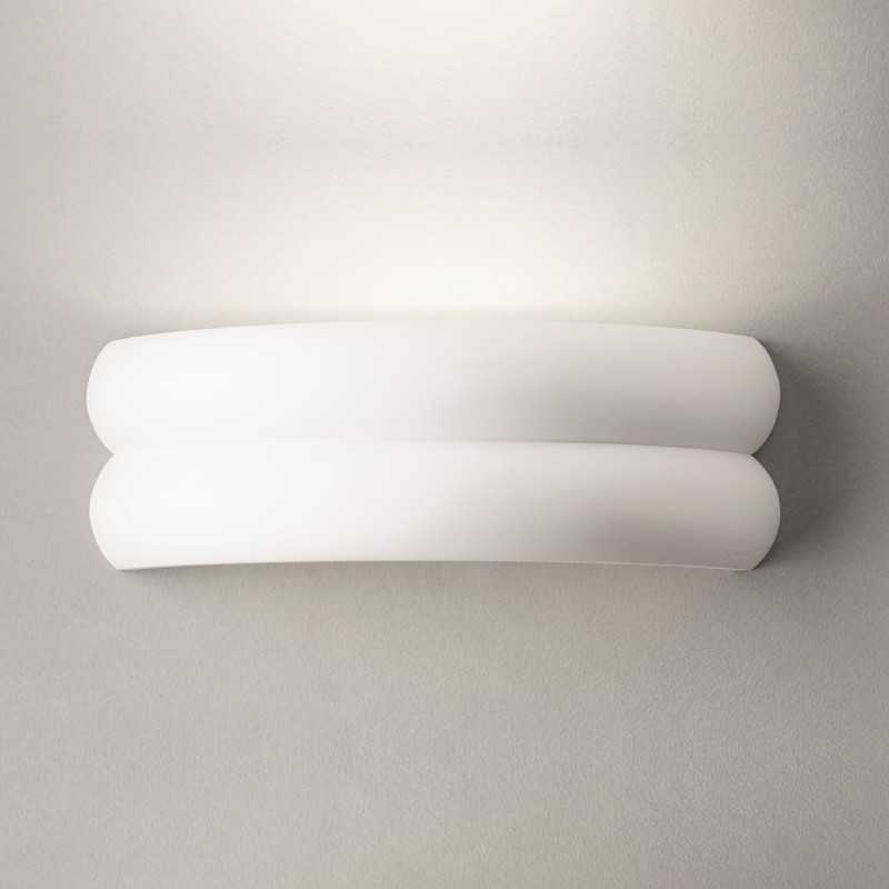 Aplique pared personalizable para LED 420mm escayola 5IN104