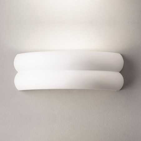 Aplique pared personalizable para LED 420mm escayola 5IN104