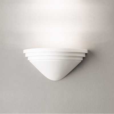 Aplique pared personalizable para LED 310mm escayola 5IN048
