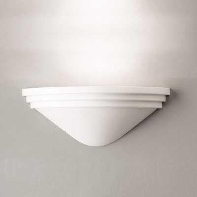 Aplique pared personalizable para LED 410mm escayola 5IN049
