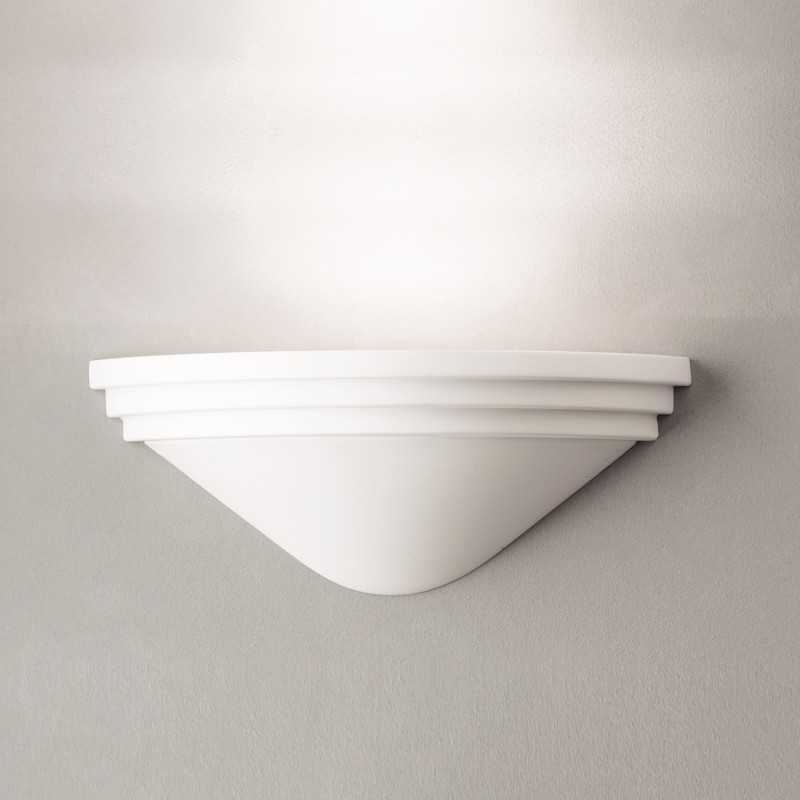 Aplique pared personalizable para LED 410mm escayola 5IN049