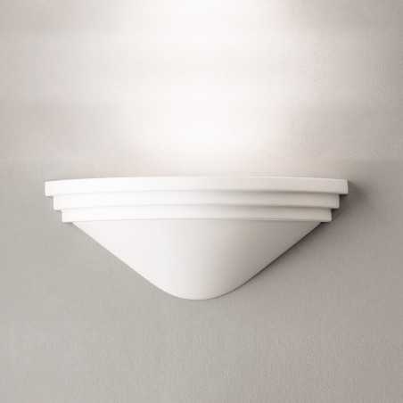 Aplique pared personalizable para LED 410mm escayola 5IN049