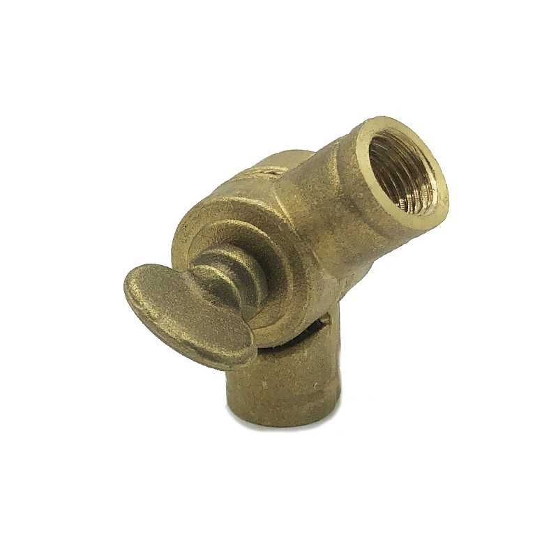 Rótula articulada acabado latomado y 42mm de alto