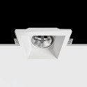 Foco escayola 120mm x 120mm x 132mm alto para AR111
