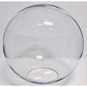 Transparenter Glasglobus ohne Hals fuer Lampen