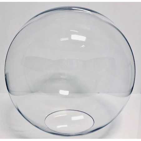 Transparenter Glasglobus ohne Hals fuer Lampen