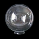 Transparente Glaskugel mit Hals fuer Lampen