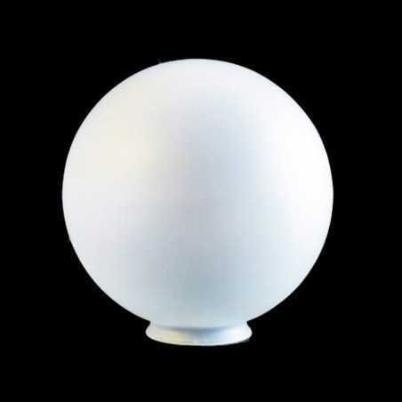 Saeureweisser Glasglobus mit Hals fuer Lampen