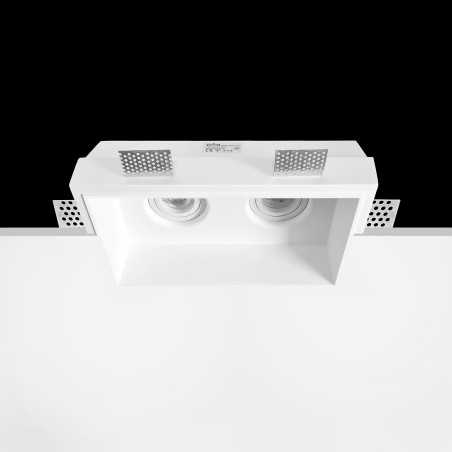 Foco escayola GU10 258mm x 140mm x 135mm altura