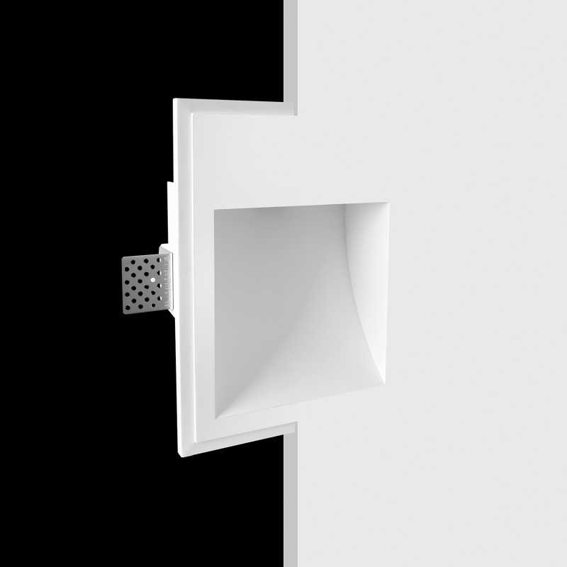 Señalizador de yeso 150mm x 150mm x 72mm profundidad