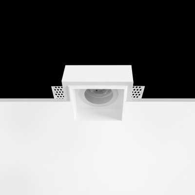 Foco escayola GU10 75mm x 75mm y altura 106mm