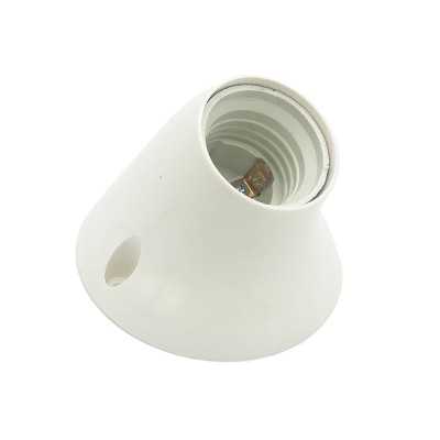 E27 Thermoplast-Lampenfassung fuer geneigte Deckenmontage