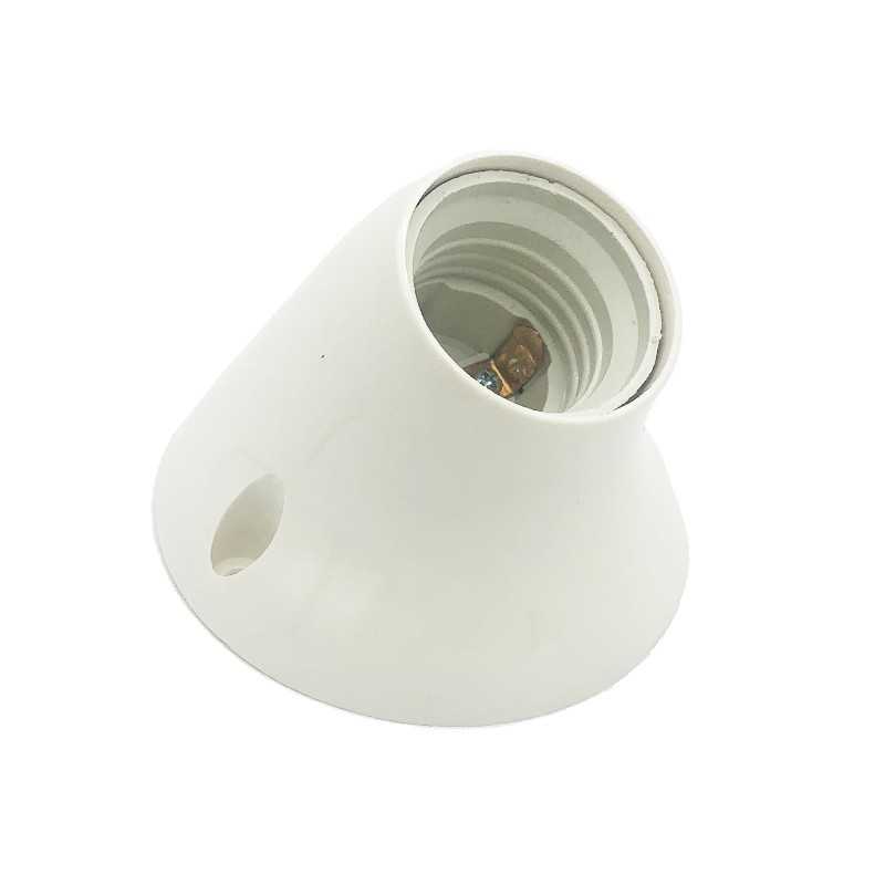 E27 Thermoplast-Lampenfassung fuer geneigte Deckenmontage