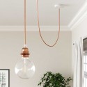 Cable decorativo textil a metros homologado recubierto de cobre