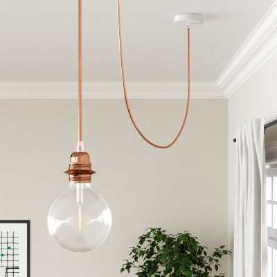 Cable decorativo textil a metros homologado recubierto de cobre