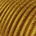 Cable decorativo textil a metros homologado dorado fantasía