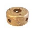 Soporte de latón 60mm diámetro x 28,3mm y salida de 22mm