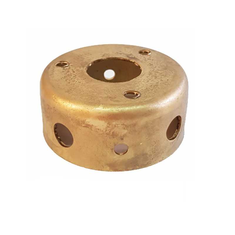 Soporte de latón 60mm diámetro x 28,3mm y salida de 22mm