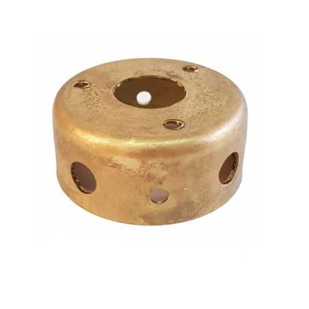 Soporte de latón 60mm diámetro x 28,3mm y salida de 22mm