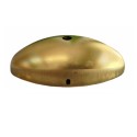 Soporte de latón de 130mm diámetro x 73,5mm y una salida