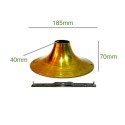 Messing-Baldachin mit E27-Gewinde, 185mm x 70mm
