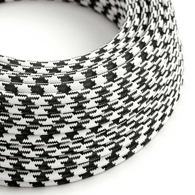 Cable decorativo textil a metros homologado color negro odisea
