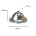 Eisen-Baldachin 90mm x 46,4mm mit Klemme und einem Ausgang