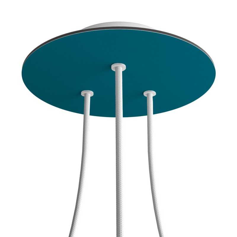 Soporte de techo 200mm con tres salidas varios colores