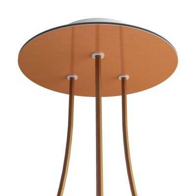 Soporte de techo 200mm con tres salidas varios colores