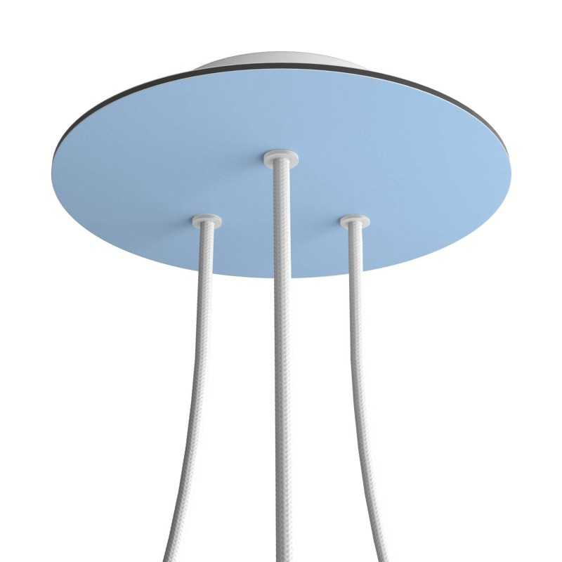 Soporte de techo 200mm con tres salidas varios colores