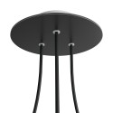 Soporte de techo 200mm con tres salidas varios colores