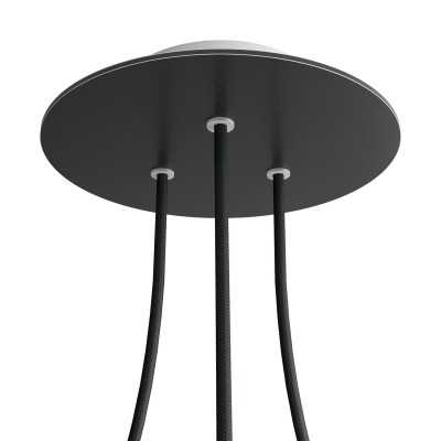 Soporte de techo 200mm con tres salidas varios colores