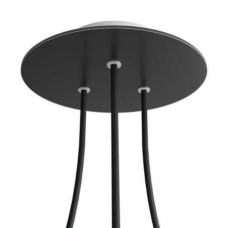 Soporte de techo 200mm con tres salidas varios colores
