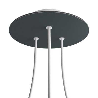 Soporte de techo 200mm con tres salidas varios colores