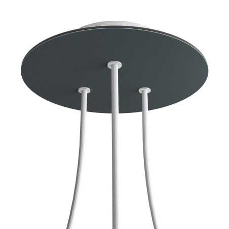 Soporte de techo 200mm con tres salidas varios colores