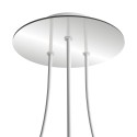 Soporte de techo 200mm con tres salidas varios colores