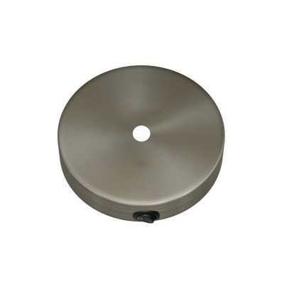 Metall-Baldachin-Set 83mm x 25mm mit 1 Ausgang und Schalter
