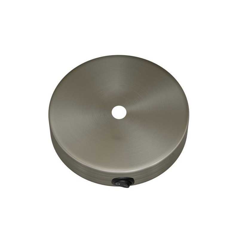 Metall-Baldachin-Set 83mm x 25mm mit 1 Ausgang und Schalter